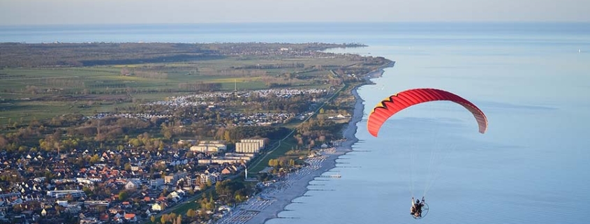Loty paralotnią Trzęsacz, Rewal